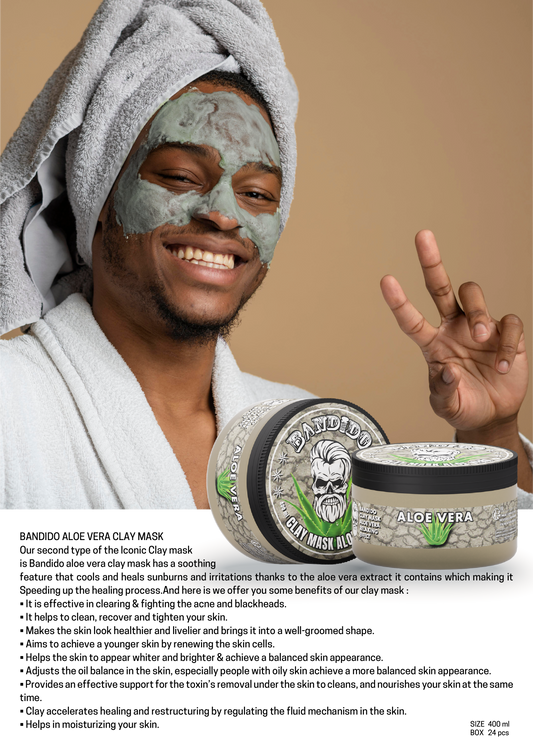 BANDIDO CLAY MASK 400 ML - ALOE VERA