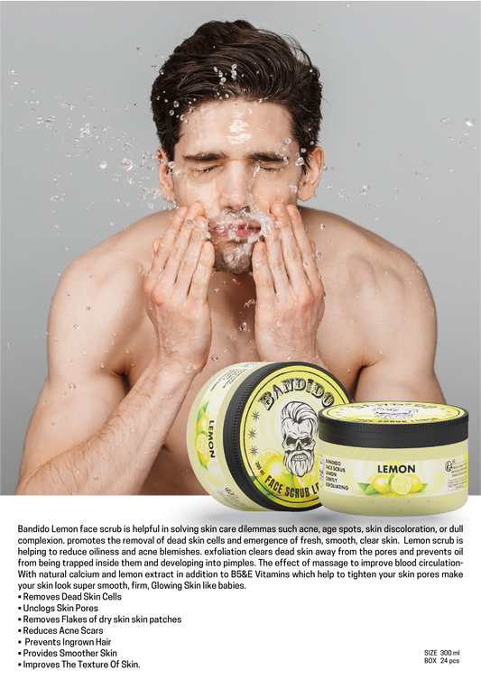 BANDIDO FACE SCRUB 300 ML - LEMON
