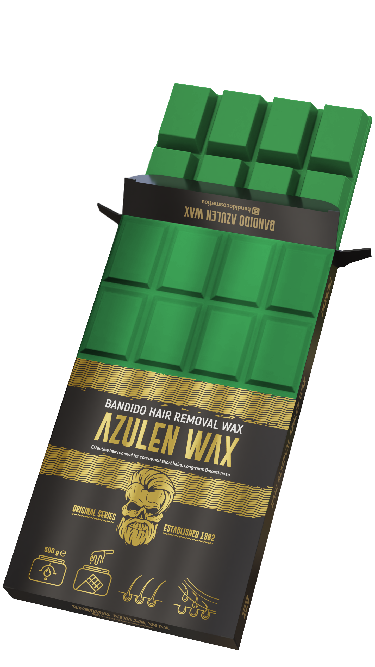 BANDIDO HAIR REMOVAL WAX 500 ML - AZULEN