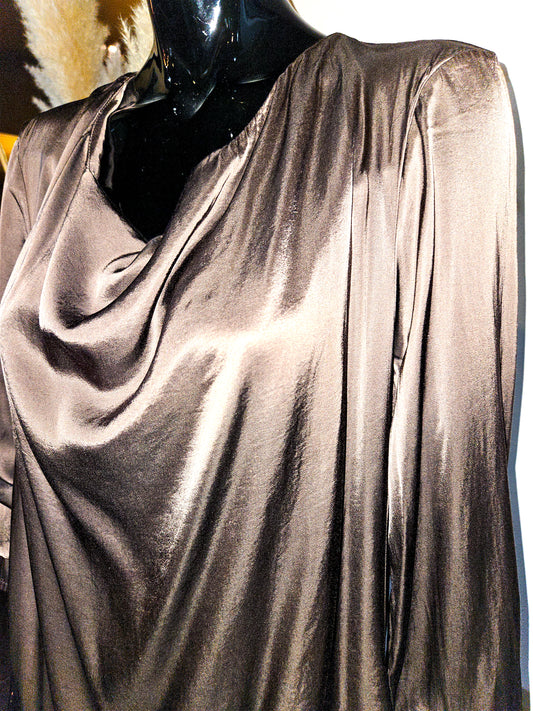 Elegant Brocade Blazer & Vanilla Dress Set