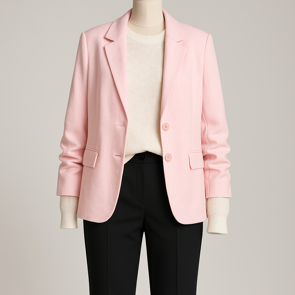 Tulipa Hvid Lagdelt Strikbluse