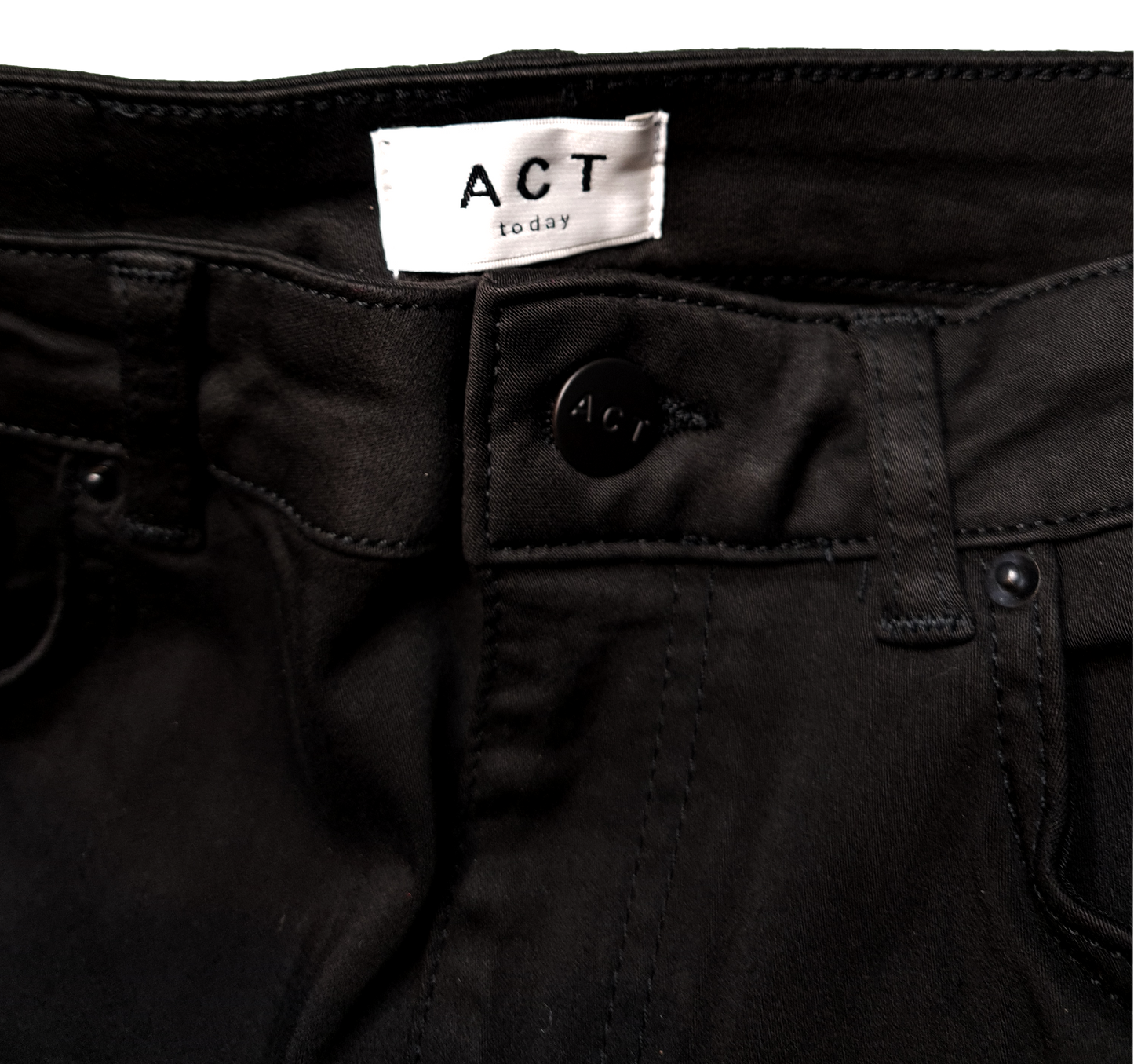 Stay Black Fitted Jeans