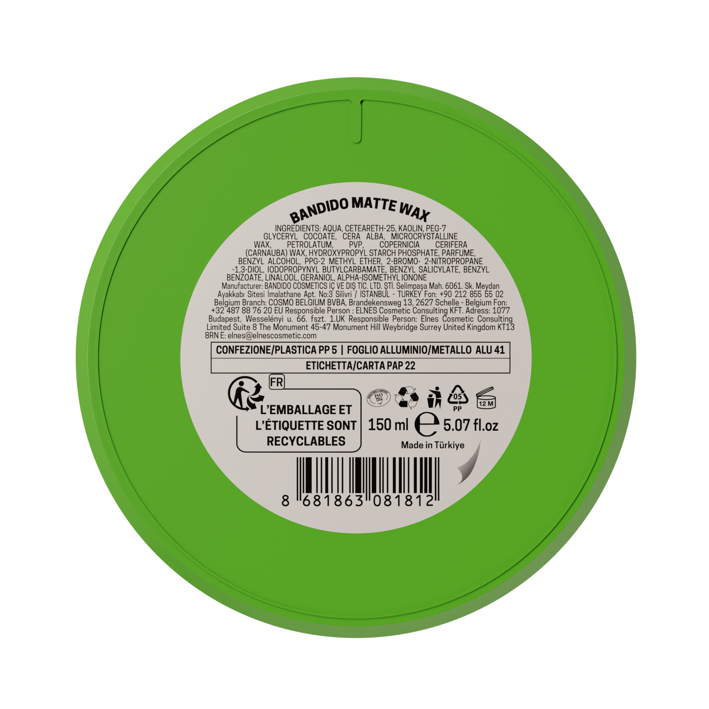 BANDIDO MATTE WAX 150 ML