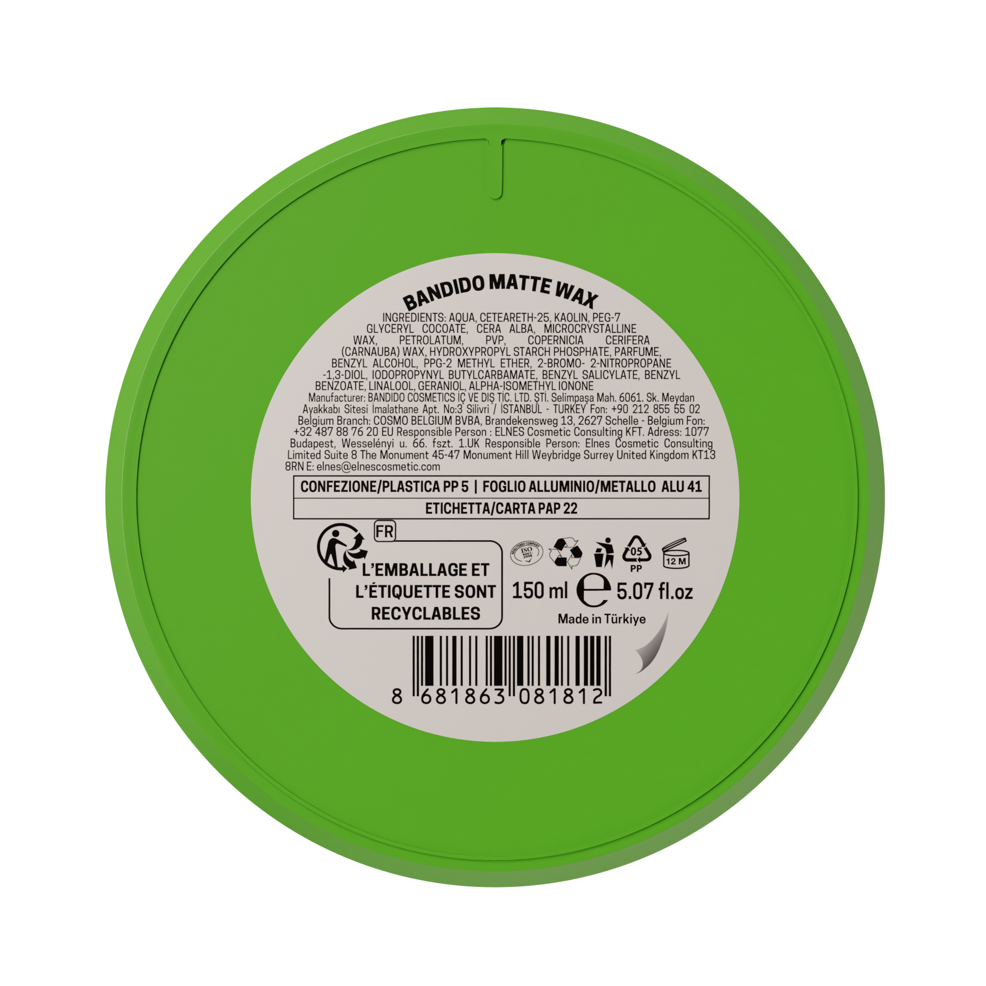 BANDIDO MATTE WAX 150 ML