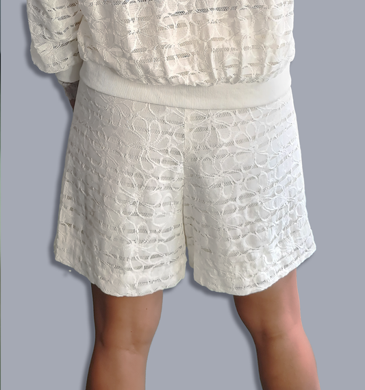Broderede shorts
