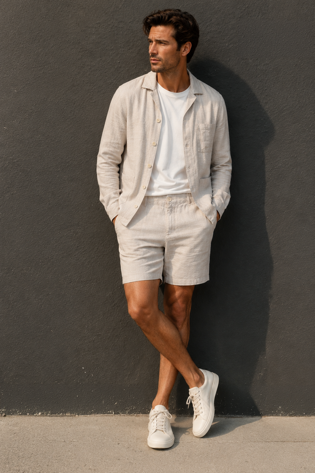 Overshirt Pisa – Sand
