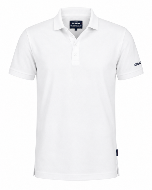 Sebago Dame Polo – Hvid | Klassisk Polo i Piqué