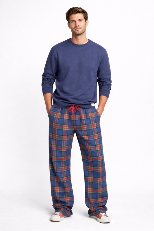New Outfit Set – GANT Plaid Pants & Navy Cotton Trousers XXL