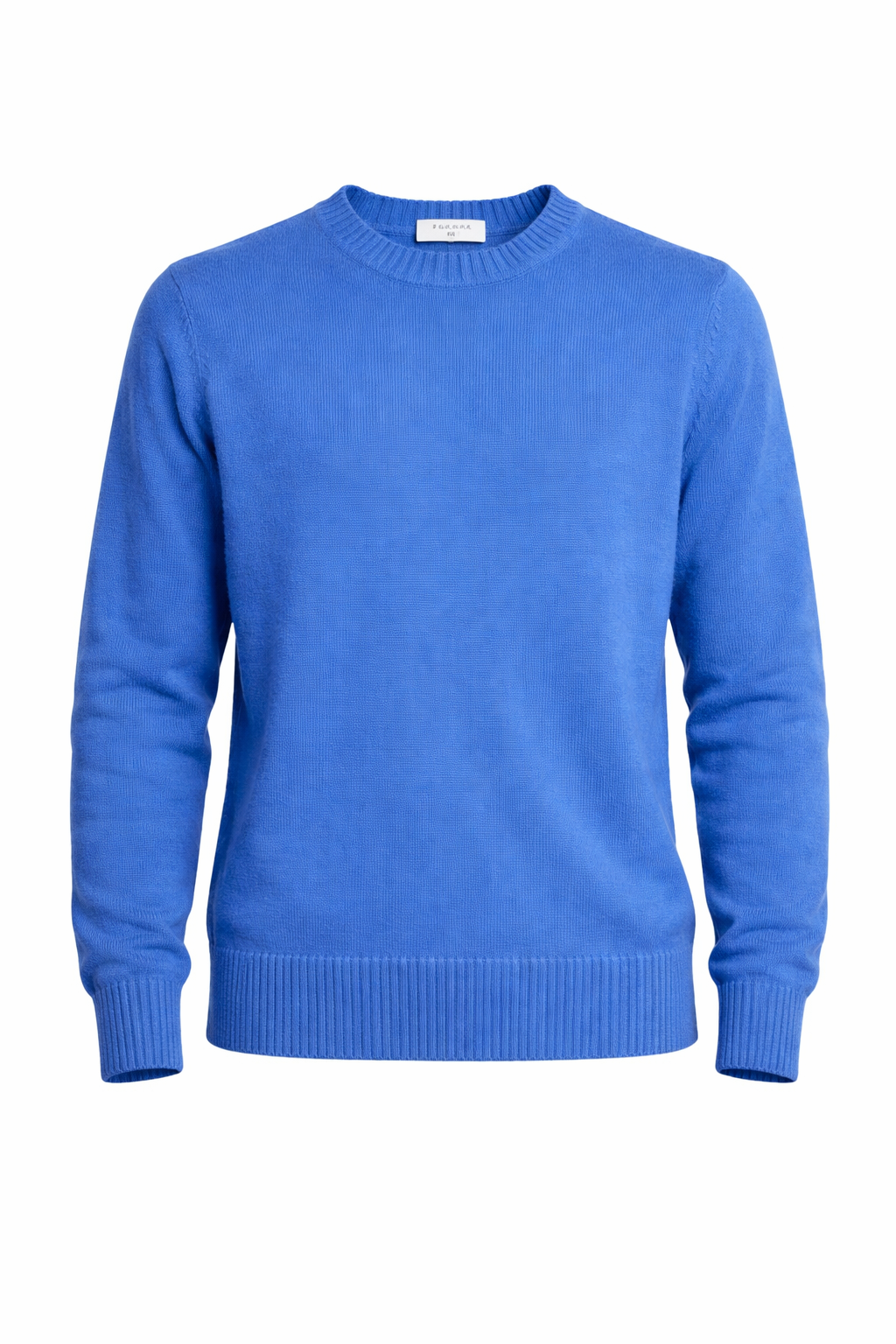 Essential Blue Cotton Knitwear