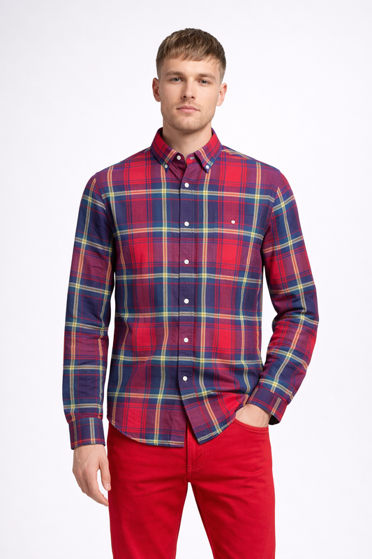 Langærmet skjorte og bukser fra Gant